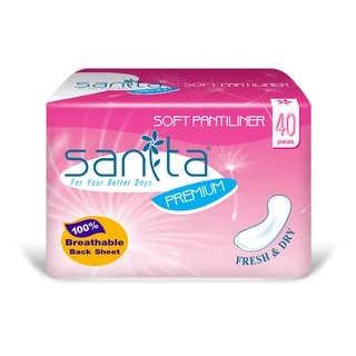 Sanita Premium / ผ้าอนามัยแซนนิต้า พรีเมี่ยม ระบายอากาศ 100%