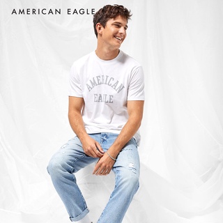 HH American Eagle Super Soft Icon Graphic T-Shirt เสื้อยืด ผู้ชาย กราฟฟิค(016-5371-100) เสื้อยืดคอกลม