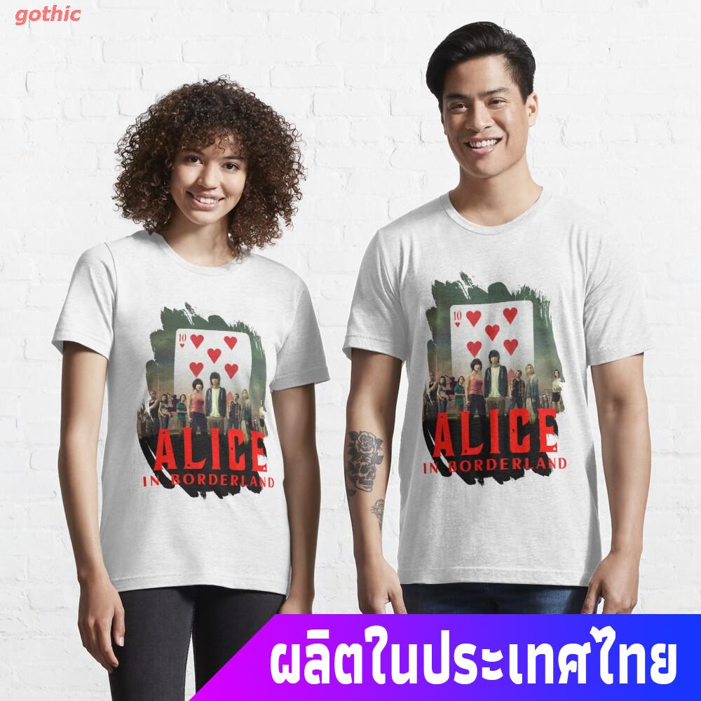 Tee เสื้อทหาร เสื้อยืดแขนสั้น Alice in borderland t-shirt Essential T-Shirt Short sleeve T-shirts