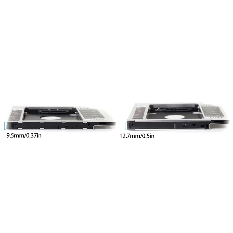 ~ อะแดปเตอร์ถาดแคดดี้ฮาร์ดไดรฟ์ Sata Ssd อลูมิเนียม 12.7 9.5 9.0 มม. 2nd
#8