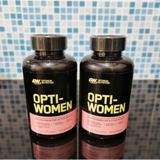 🤗0ptimum​ Nutrition​ Opti-women 120​cap(วิตามินรวมหญิงฉลากใหม่)​