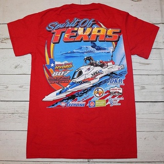 เสื้อยืดโอเวอร์ไซส์ใหม่ เสื้อยืดผ้าฝ้าย 100% พิมพ์ลาย Spirit Of Texas Boat Racing Mmlfgn31Jlhgfj82 วันหยุด XS-3XLS-3XL