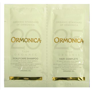 ORMONICA แชมพูบำรุงหนังศรีษะ ออร์โมนิกา ออร์แกนิค สคัลป์ แคร์ และทรีทเมนท์ แฮร์ คอมพลีต ปราศจากซิลิโคน ขนาดพกพา เดินทาง