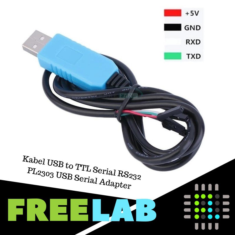 สายอนุกรม USB เป็น TTL RS232 PL2303 อะแดปเตอร์อนุกรม USB 5V RX TX