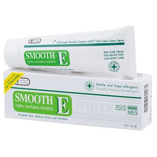 Smooth E Cream Plus White 30g. ครีมบำรุงผิว