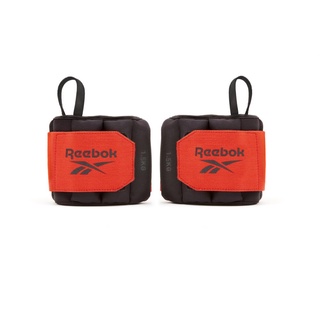 Reebok สายรัดข้อมือถ่วงน้ำหนัก - 1.5 กก. (สีดำ/แดง) 1 คู่ (Flexlock Wrist Weights - 1.5Kg)