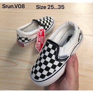 รองเท้าผ้าใบVans Checkerboard ของเด็ก 👧🏻🧒🏻