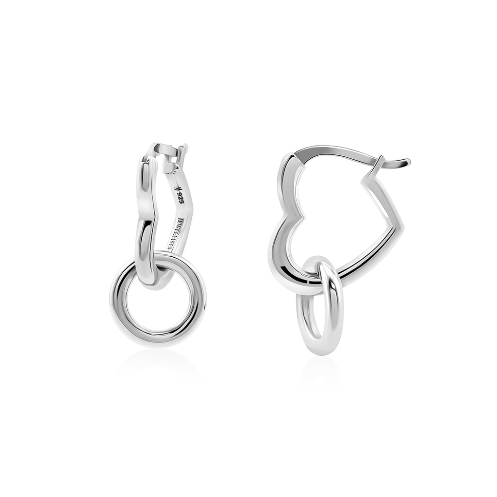 Jewellista ต่างหู Ellen เงินแท้ 925 ประดับพลอย CZ