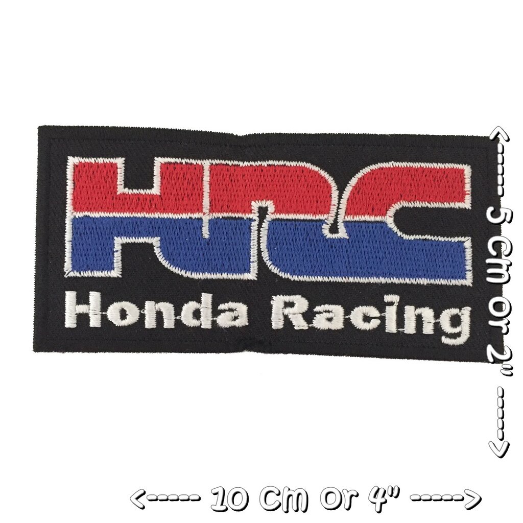 Honda ตัวรีดติดเสื้อ อาร์มรีด อาร์มปัก ตกแต่งเสื้อผ้า หมวก กระเป๋า แจ๊คเก็ตยีนส์ Racing Embroidered Iron on Patch 11