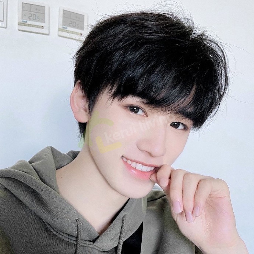 วิกผมชาย วิกผมสั้น Short wig วิกผมคอสเพลย์ ผมปลอม ผมปลอมผู้ชาย วิกผมซอยสั้น วิกผมทรงรองทรง สไตล์เกาหลี วิกผมสั้นแฟชั่น