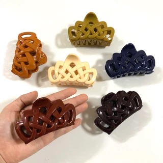 กิ๊บหนีบผม ลายตาข่าย No.23 (6 ชิ้น / แพค) Hair Claw Hair Clip