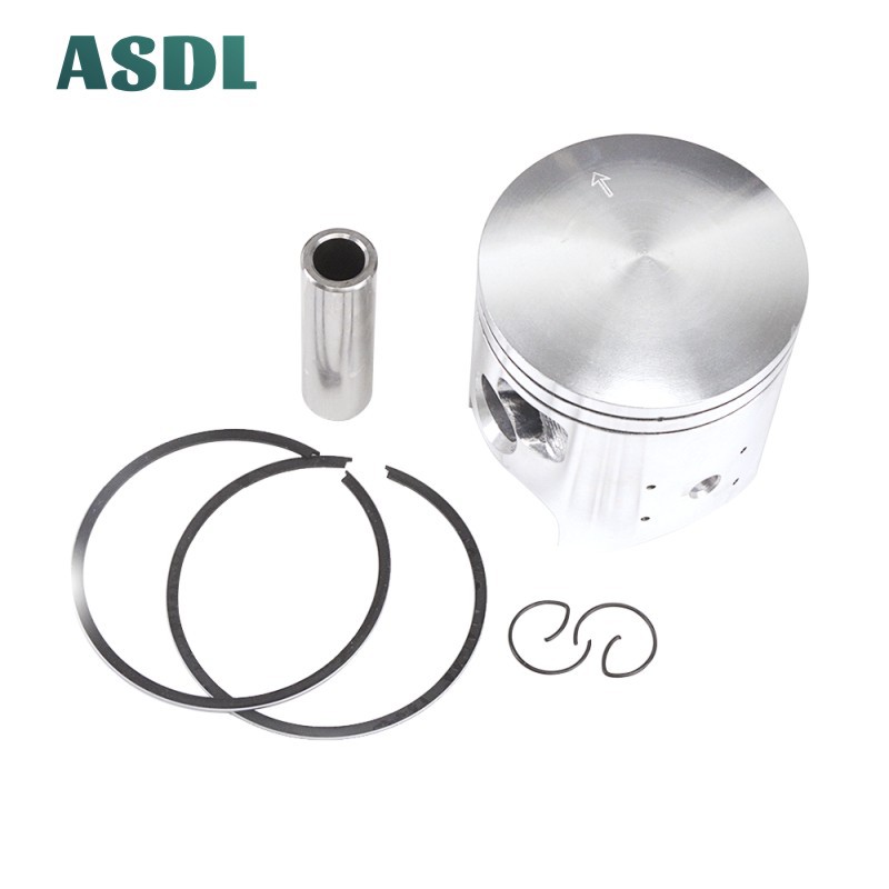 Asdl รถจักรยานยนต์ประกอบแหวนลูกสูบ 66 66.25 66.5 66.75 67 มม.Dia16 มม.สําหรับ KAWASAKI KDX200