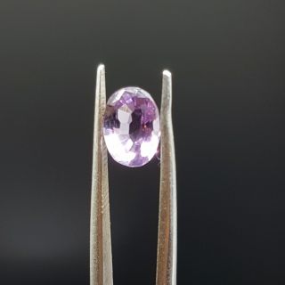 พลอย อเมทิสต์ รูปไข่ สี A (สีอ่อน) พลอยแท้ / Amethyst Geniune Gemstone (Oval Shape) Color A