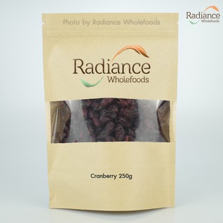 Cranberries 250g, Radiance Wholefoods