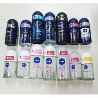 โรลออน นีเวีย 40 มล. 50 มล. Nivea Roll on 40 / 50 ml (whitening, extra whitening, dry comfort, pearl beauty, Deep, Cool)