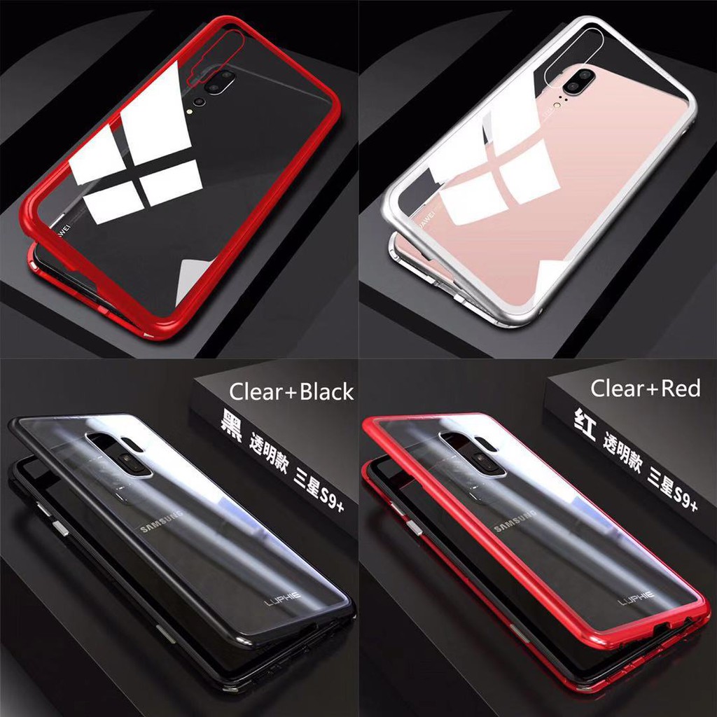 Vivo V17 V17Pro V15 V15Pro Y85 V9 CLEAR magnetic 360 Flip Back Tpu case