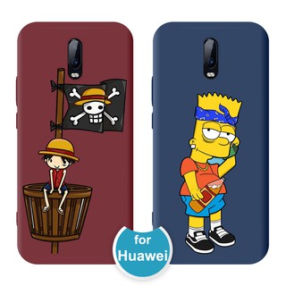 เคส TPU Phone Case Huawei Y7A P Smart 2021 Y5P P40 Pro Plus Cover Y6P Y7P Y8P Mate 10 20 30 Lite P20 30 Lite Y9 Prime 2019 Nova 2i 3i 3e 4e 4 5 5i 5T 6 7 SE 7i Pro