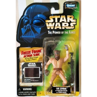 Star wars Power of the Force 2 Freeze Frame Card Lak Sivrak 3.75"