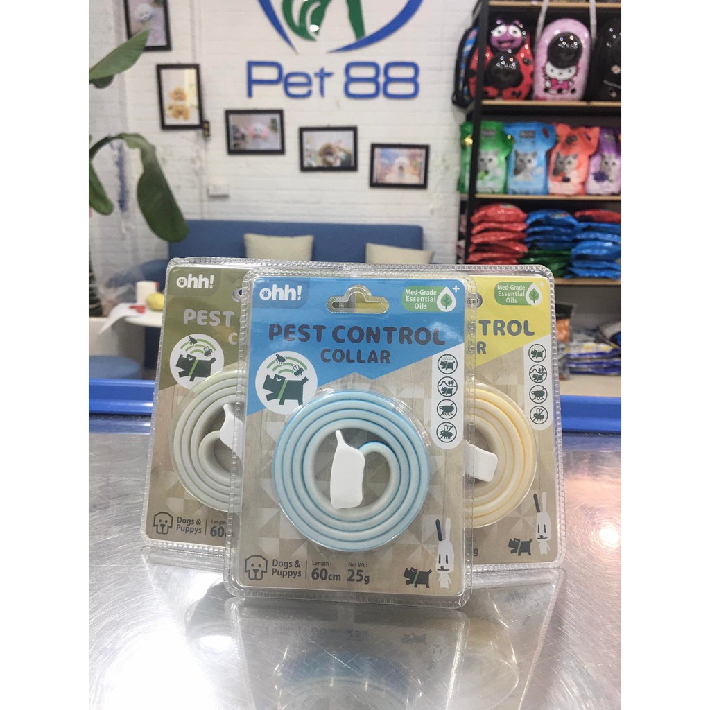 Ohh Pest Contraol Collar สําหรับสุนัข (สุ่มสี)