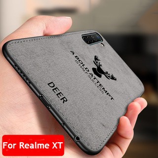 Realme XT ไฮบริด นิ่ม TPU หนัง เคสกันกระแทก