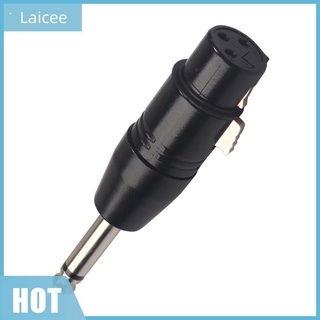 Laicee 6.35 มม. Mono Male To Xlr 3pin Female อะแดปเตอร์แปลงสายเคเบิ้ลเสียง