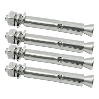 🙏ชุด 4 ตัว🙏พุกสแตนเลส เกรด304 ขนาด 6,8,10 มม. Nuts & Washers Expansion Screw Bolts Stainless Steel