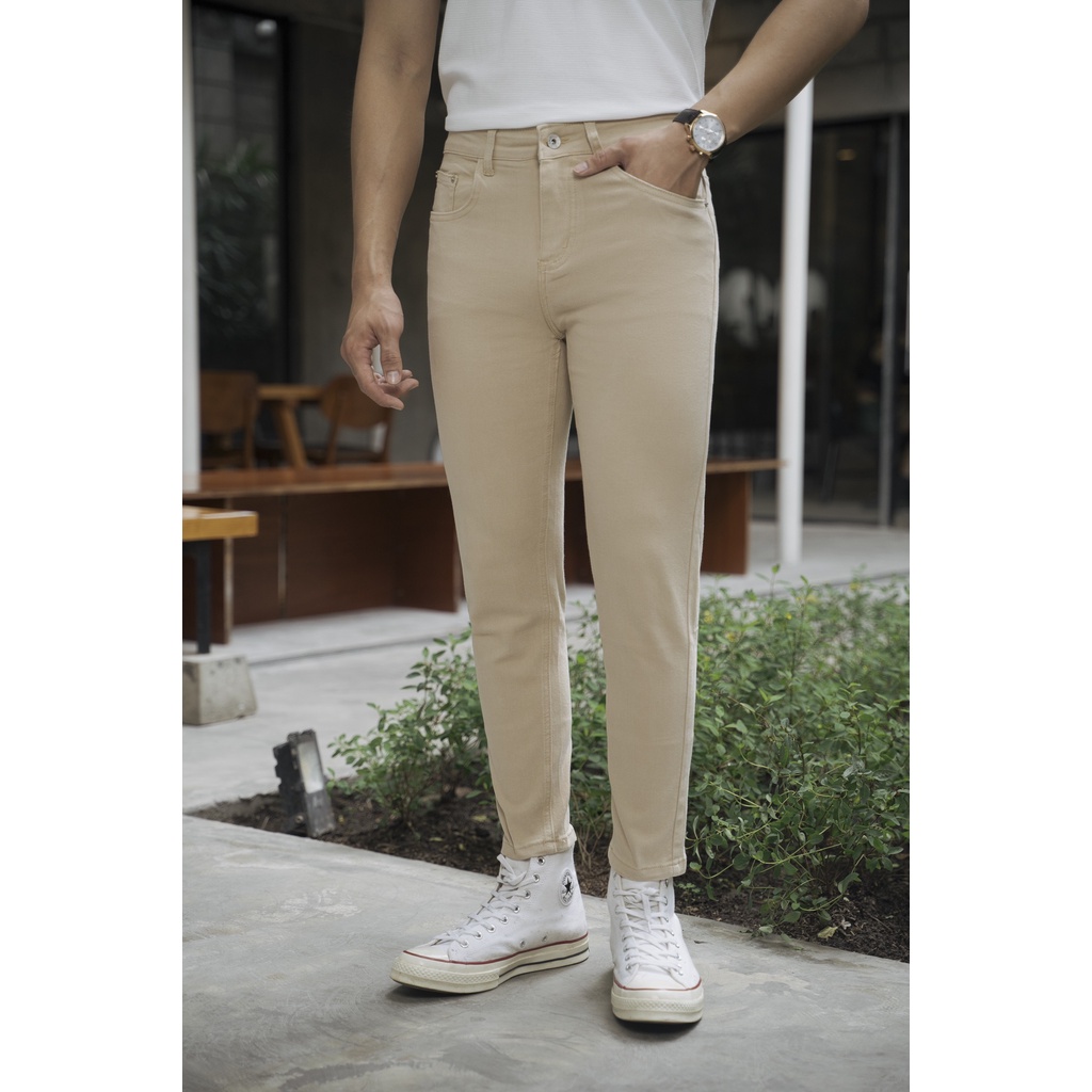 Americus Gosani AG817 Skinny Cheese Jeans สี Plain Blue และ Beige