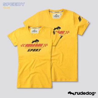 Rudedog แขนสั้นชาย/หญิง รุ่น Speedy เหลือง (ราคาต่อตัว)