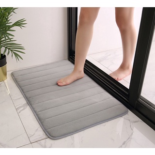 Memory foam floor mat พรมเช็ดเท้า เมโมรี่โฟม 34x60 cm