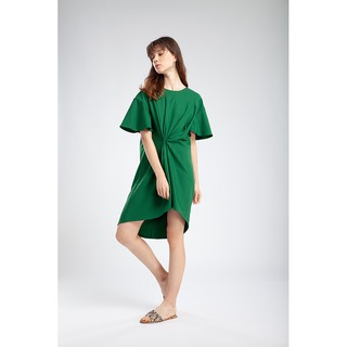 QueenCows ชุดให้นม Kary Layered Dress (Green)