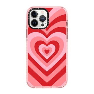 Casetify 70s pink heart 13 Pro Max Impact Case Color: Pink [13PMสินค้าพร้อมส่ง]