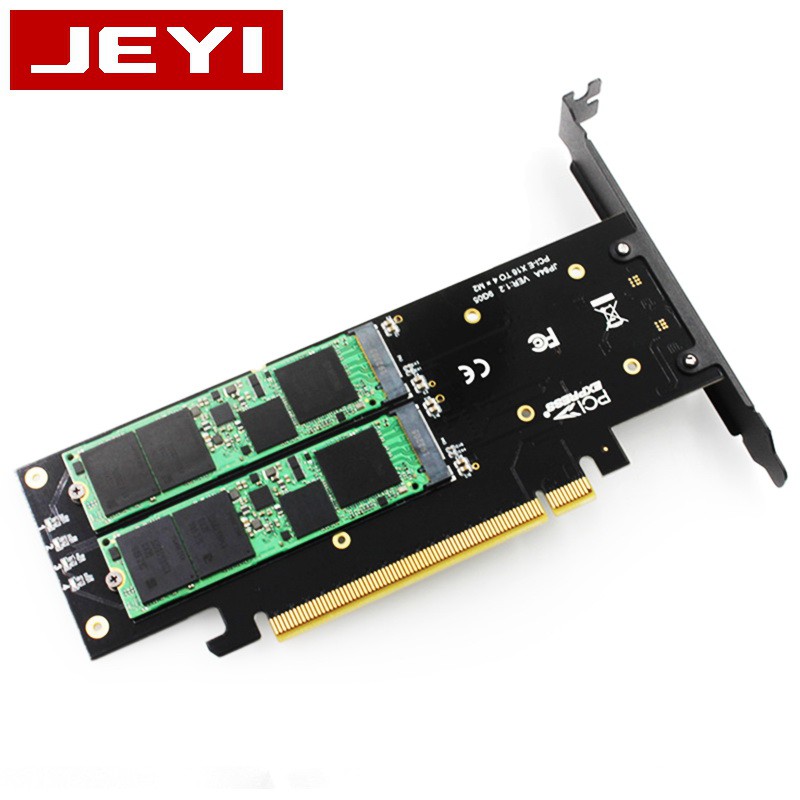 (4xNVME RAID CARD)JEYI iHyperPro M.2 X16 TO 4X NVME PCIE3.0 GEN3 X16
