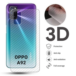 ฟิล์มกันรอย เคฟล่า  OPPO A92 ฟิล์มกันรอยด้านหลัง