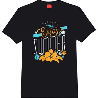 เสื้อยืด พิมพ์ลาย Enjoy The Summer Waes แฟชั่นฤดูร้อน สําหรับผู้ชาย 933250