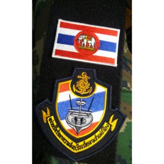 อาร์มผ้าปักธงราชนาวีและหน่วยเรือรักษาความสงบเรียบร้อยตามลำน้ำโขง