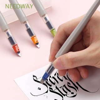 Needway ปากกาหมึกซึม 1.5 2.4 3.8 6.0 มม. ทนทาน สําหรับวาดภาพระบายสี