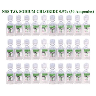 Nss Sodium Chloride T O 0 9 ใช สำหร บล างแผล ล างจม ก 5 Ml Shopee Thailand