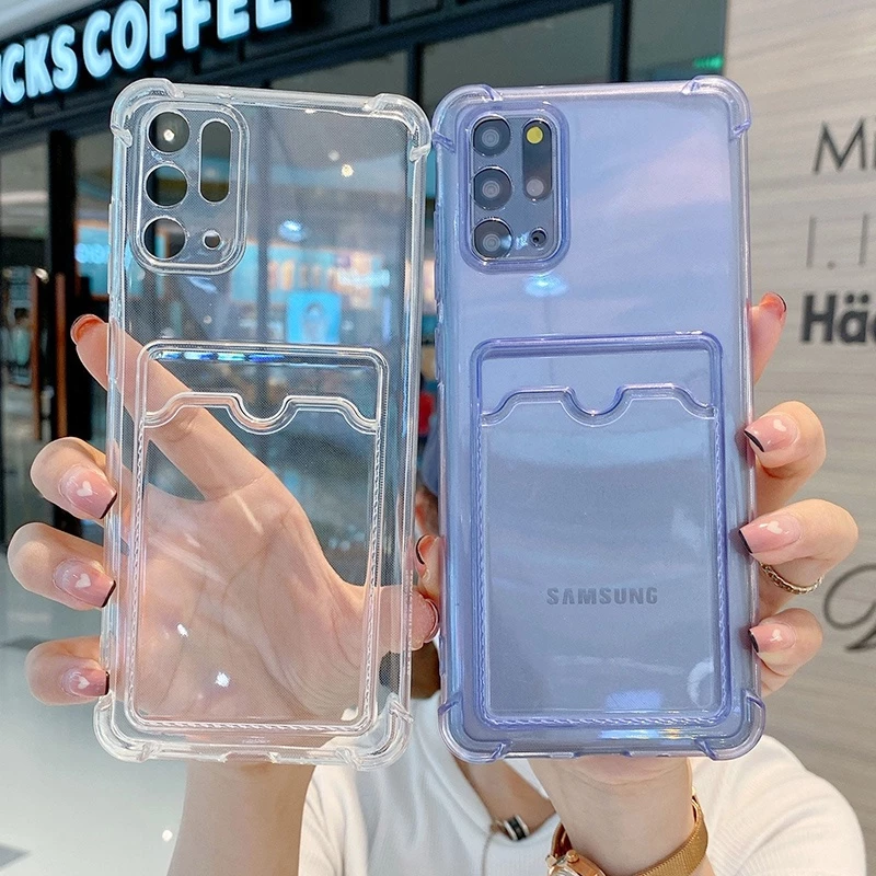 เคสใสใส่บัตร for samsung A57 A37 A56 A36 A26 A55 5G A54 A53 A17 A07 A35 A34 A16 A33 A06 A05 S26 S25 S24 Ultra S23 S22