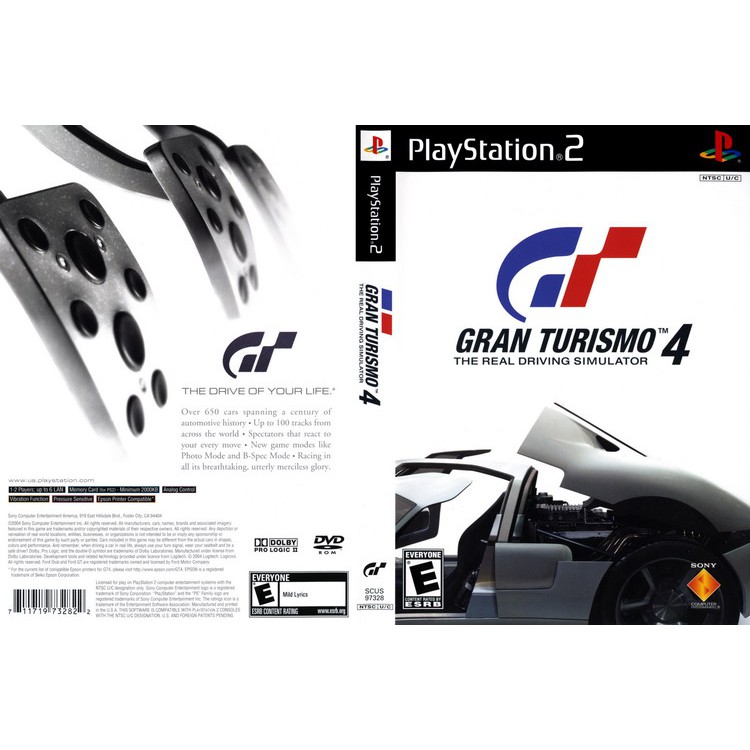 GRAN TURISMO 4 [PS2 US (Original) DVD9 1 Disc] Shopee Thailand