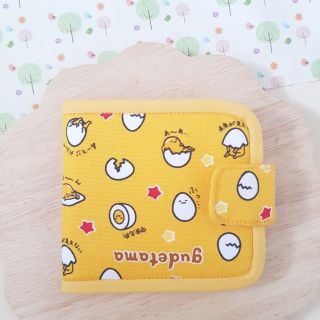 กระเป๋าสตางค์ผ้า ลายน้องไข่ กุเดทามะ gudetama