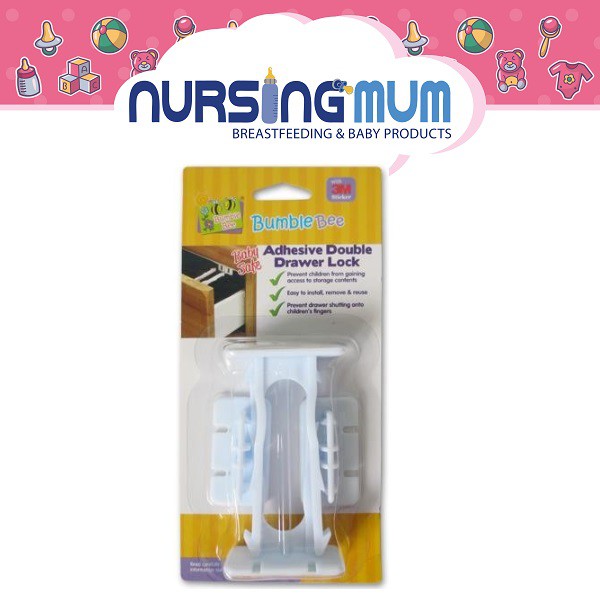 Bumble Bee Baby Safe Glue Double Drawer Lock