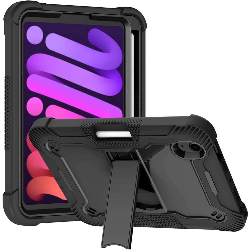 Stand Case สําหรับ mini 7 air 6 11/13 Pro11/13 M4 2024 Pro 11/12.9 2018/20/21/22 iPad 7/8/9 10.2 mini 6 Pro 9.7 ฝาครอบป้องกันพร้อมที่วางและแท็บเล็ตที่ทนทาน