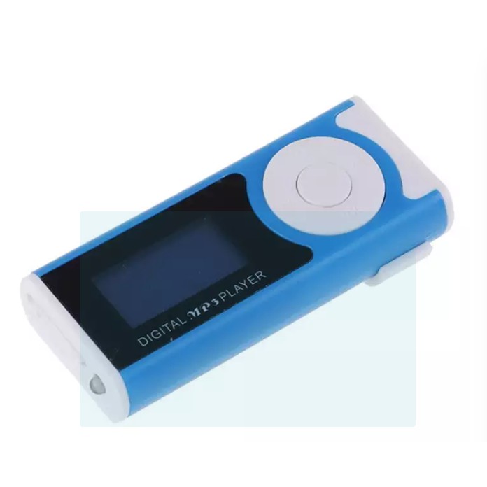 HomeGarden แบบพกพา MP3 เครื่องเล่นเพลงคลิปมินิ USB หน้าจอ LCD กล่องสมาร์ททีวีการ์ดสนับสนุนสีดำ