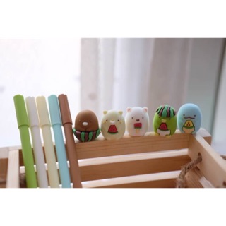 ปากกาน้ำเงิน Sumikko gurashi เซตแตงโม