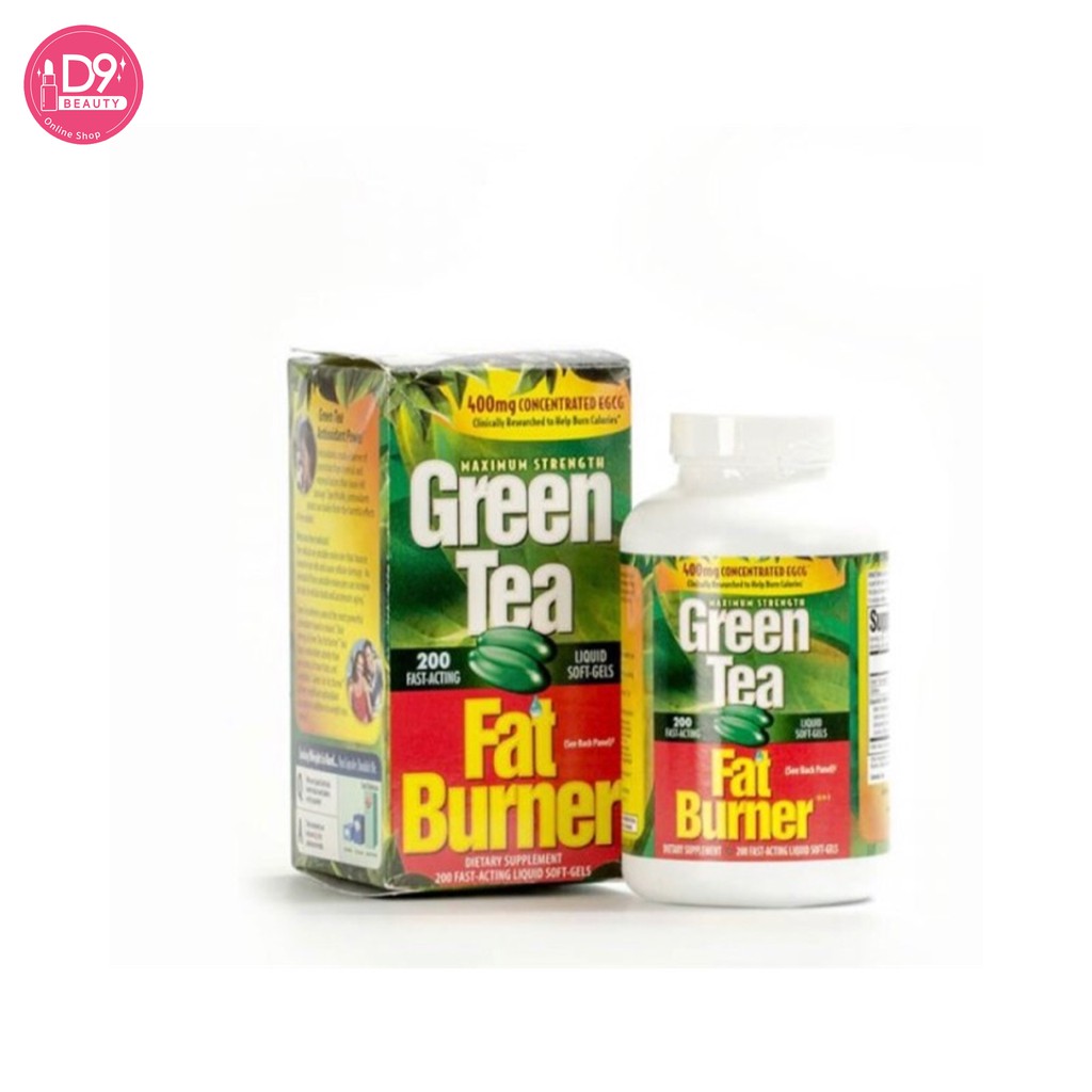 Green Tea Fat Burner 400mg Concentrate EGCG กรีนที แฟต เบิร์น (200