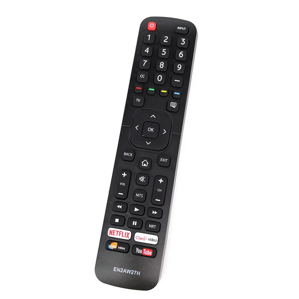 ใหม่เปลี่ยน EN2AW27H สําหรับ Hisense TV รีโมทคอนโทรลพร้อม NETFILX Claro-video 4K NOW YouTube