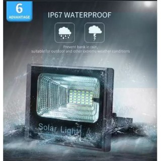 ไฟสปอร์ตไลท์ โซล่าเซลล์ พลังงานแสงอาทิตย์ Solar Light LED 45W