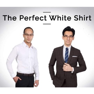 เสื้อเชิ้ตขาวปกแหลมแอโร่-Spear Pointed White​ Shirt