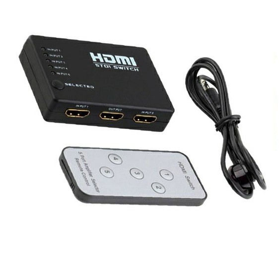 ลดราคา HDMI Switch 5in1 SY-501(เข้า5 ออก1จอ) #ค้นหาเพิ่มเติม ท่นวางโทรศัพท์ Analog To Digital ลำโพงคอม NUBWO PCI Express Card แหล่งจ่ายไฟ PHANTOM