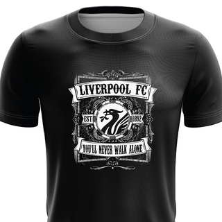 เสื้อยืด ลาย Liverpool FC แบบแห้งเร็ว สไตล์วินเทจ XS - 7XL